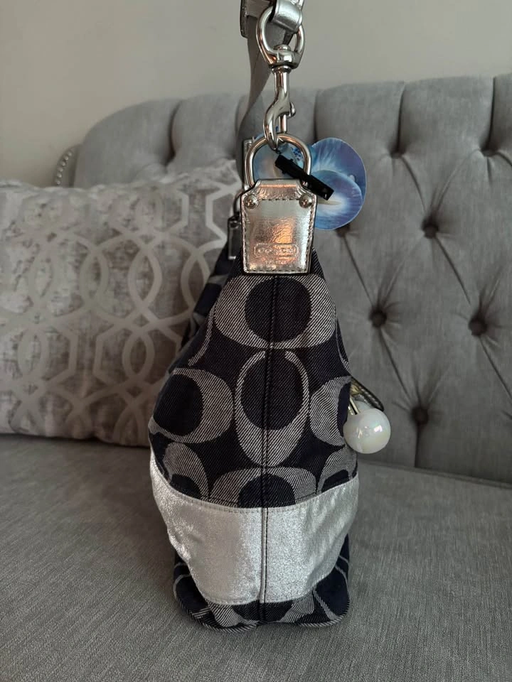 Coach Denim Hobo Bag - photo 4