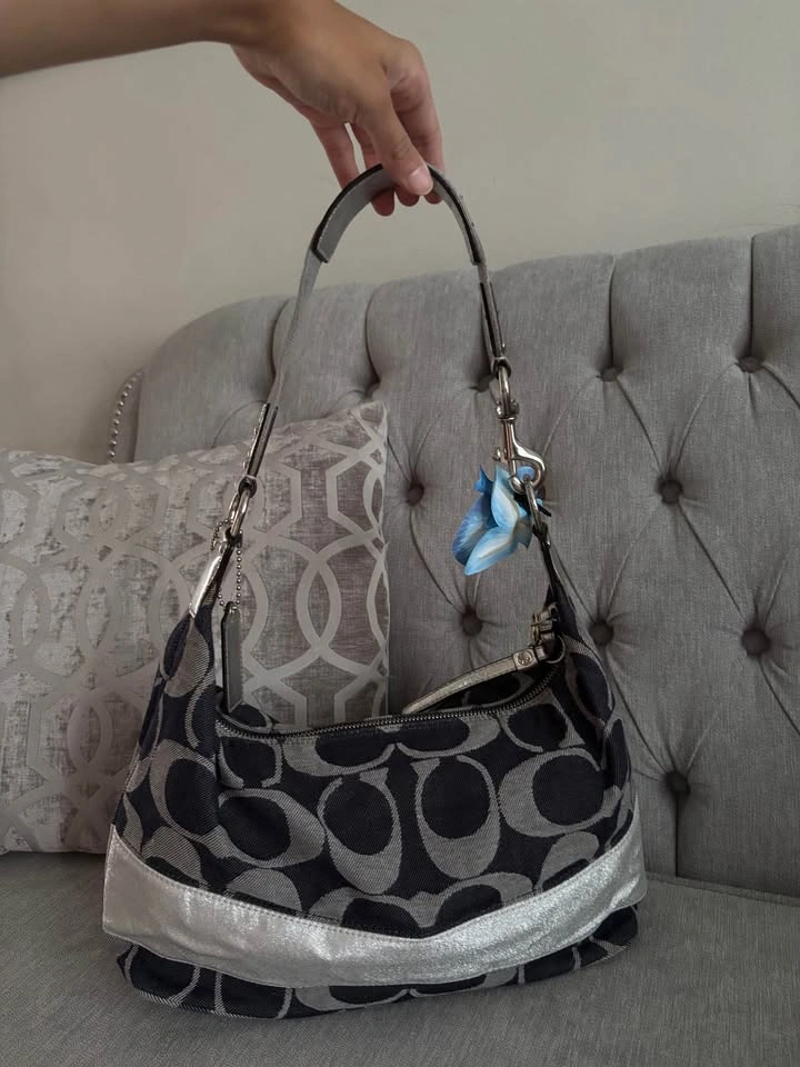 Coach Denim Hobo Bag - photo 5