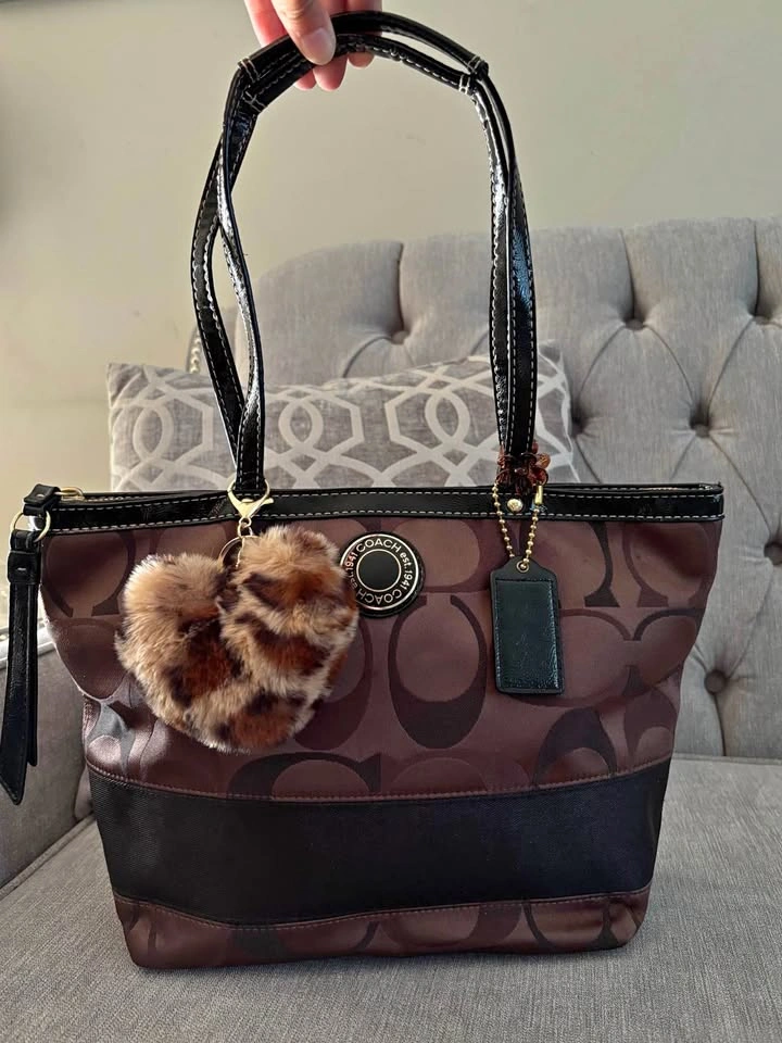 Coach Chocolate Brown Tote Bag