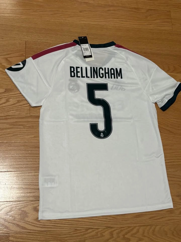 Adidas Real Madrid Home Jersey - Bellingham #5 - photo 2