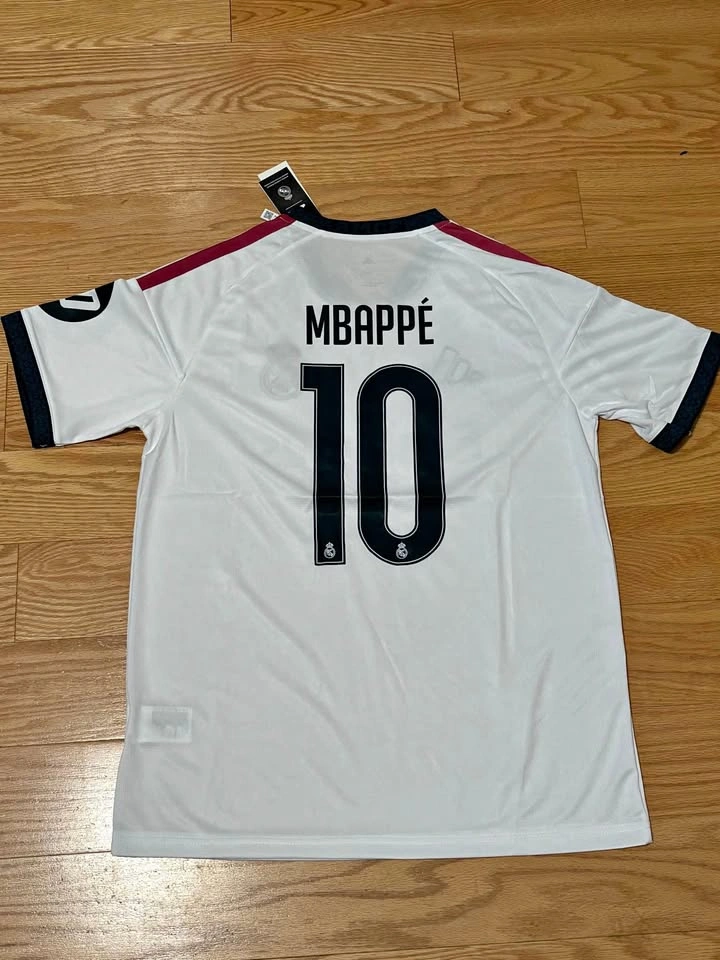 Adidas Real Madrid Mbappé #10 Home Jersey