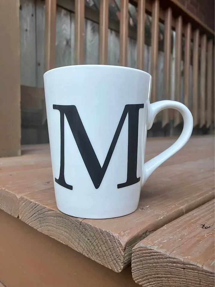 Royal Norfolk Letter “M” Mug - Brand New thumbnail