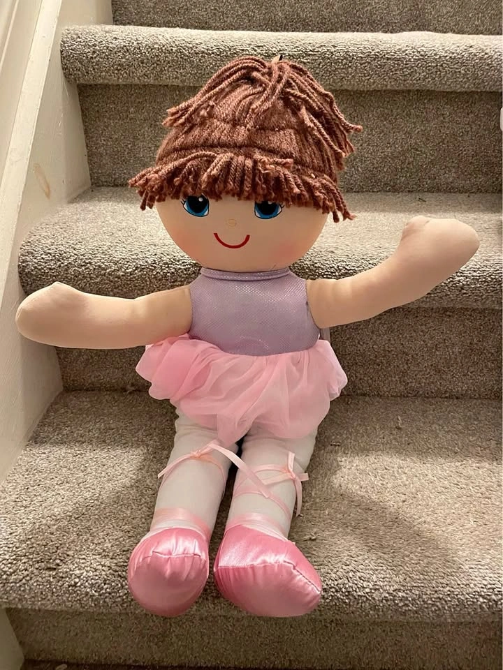 Soft ballerina doll, like new