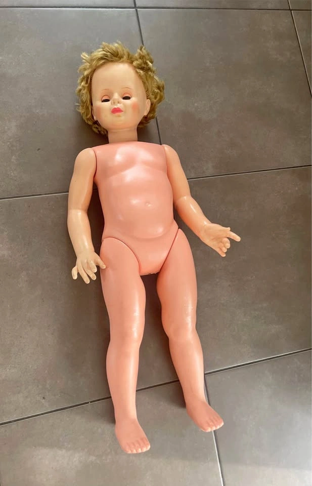 3 ft Vintage blonde hair doll