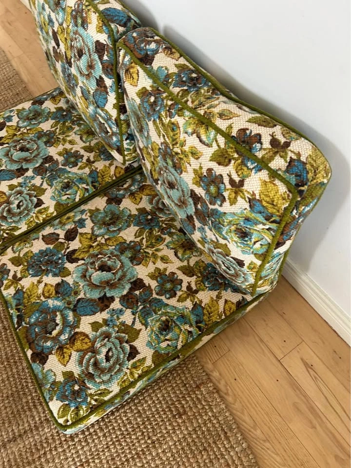 42x26” seat cushions Vintage Floral Modular Sofa Cushions - photo 2