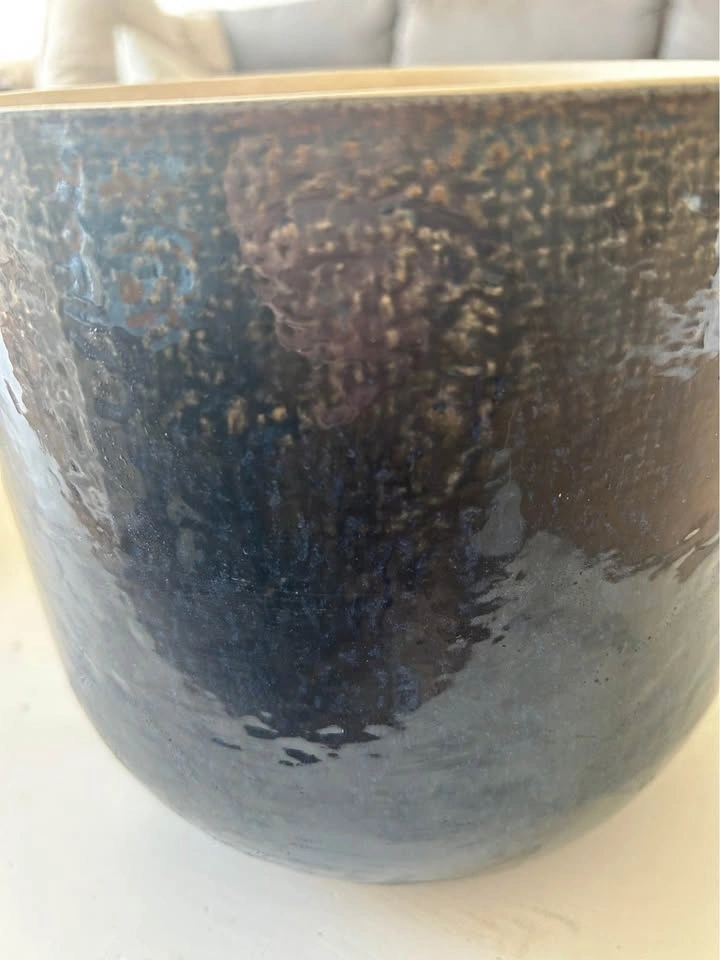 Glazed Ceramic Planter Pot 8x8” excellent condition - photo 2