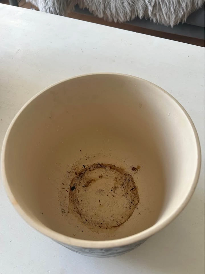 Glazed Ceramic Planter Pot 8x8” excellent condition - photo 3