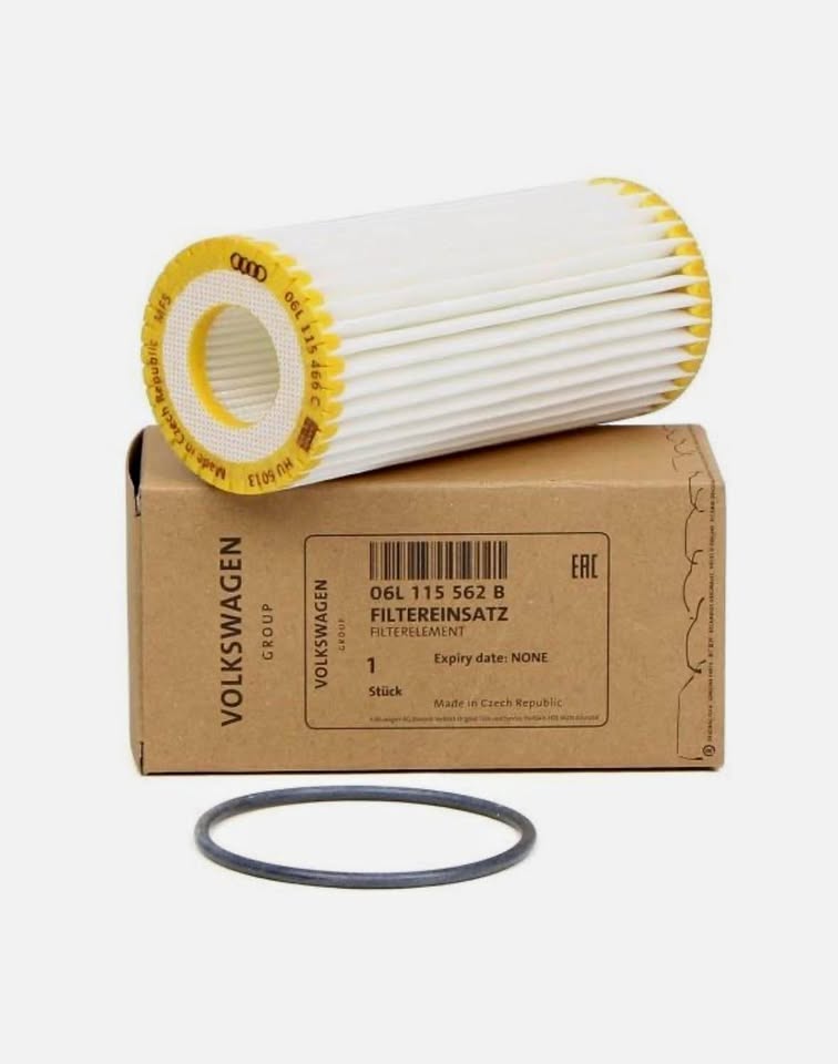 OEM VW Engine Oil Filter 06L 115 562 B & Oil Ring
