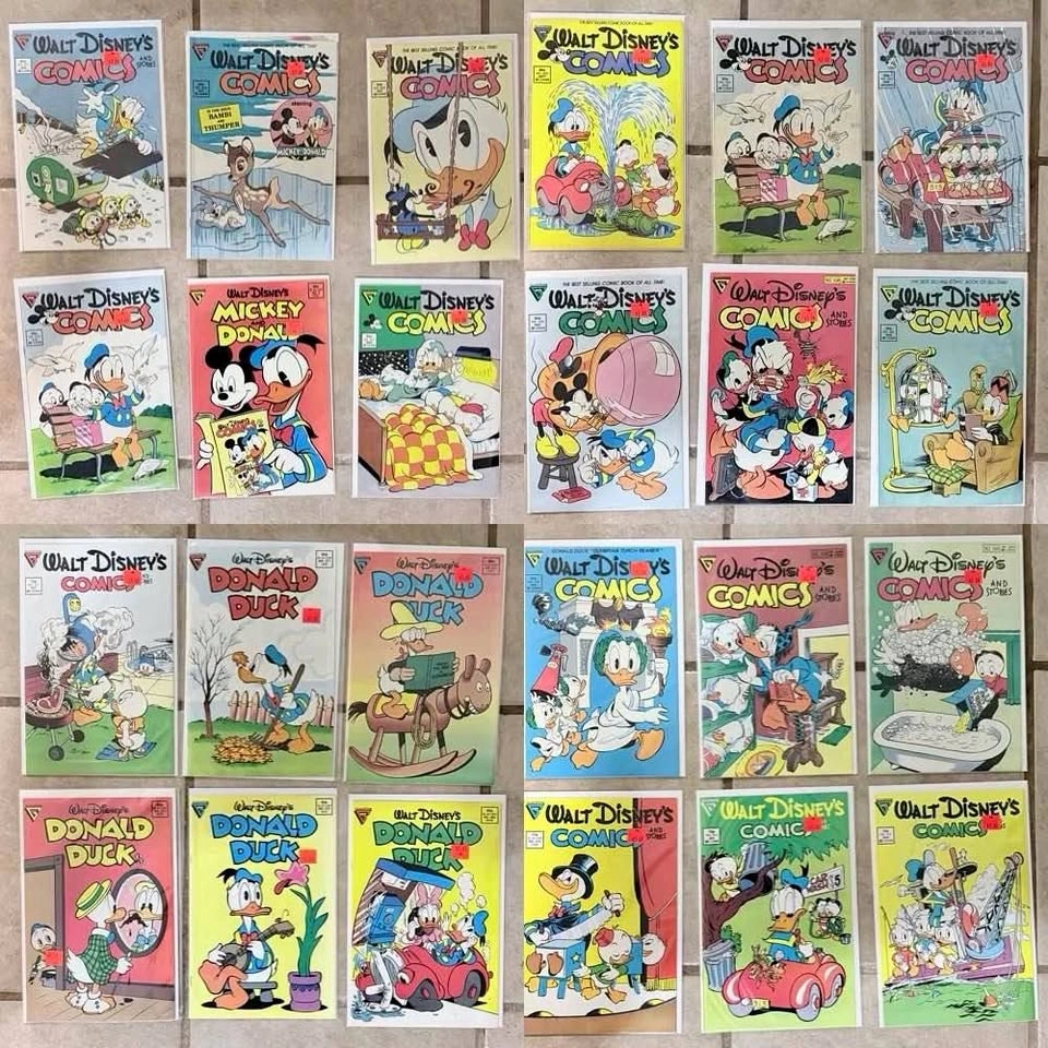 116 Disney Gladstone Comics – Donald Duck, Mickey, Scrooge