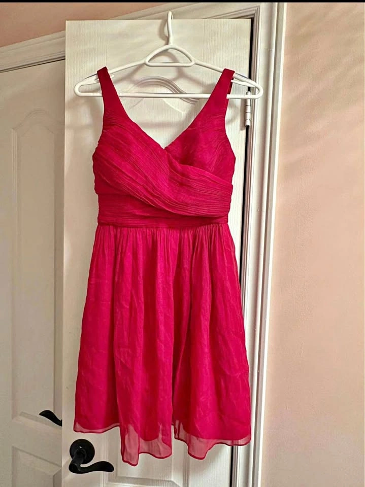J Crew Wedding Guest Dress - New with Tags - Magenta / Wine - Si