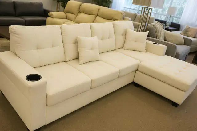 High-Quality Sectional Sofa – Best Price Cupholder Cushion