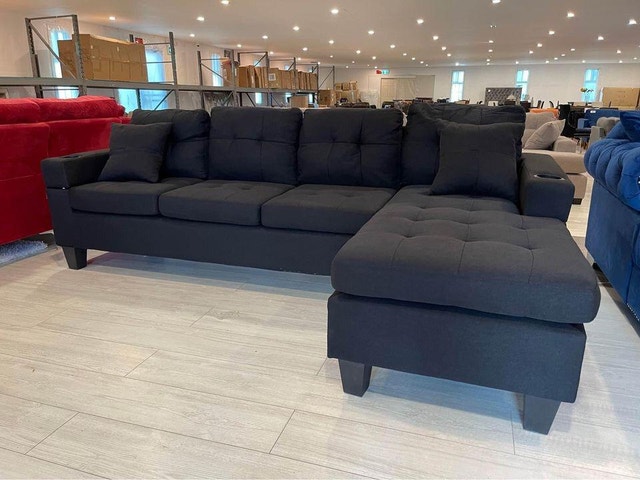 4-Seater Sectional Sofa with Reversible Chaise