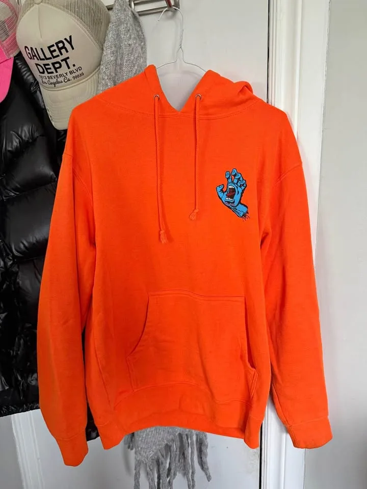 Santa cruz hoodie orange thumbnail