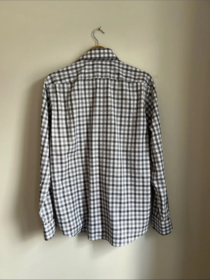 HUGO Hugo Boss Men’s Large 16/41 Regular Fit Gingham Shirt - photo 3