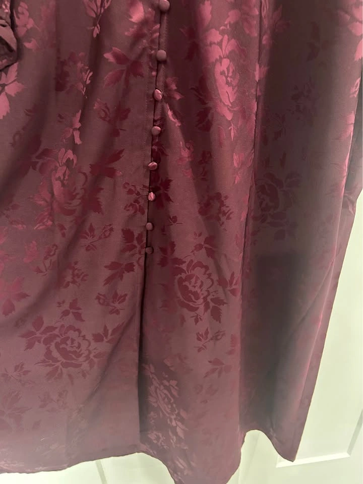 GAP Tuscan Red Floral Maxi Dress – XL/TG – NWT - photo 3