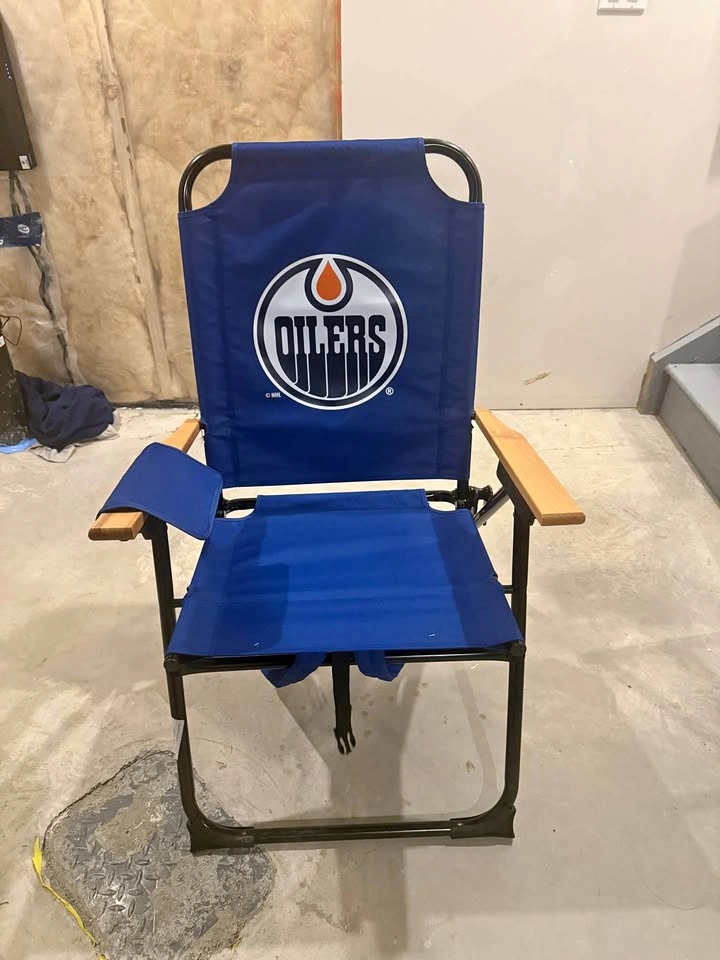 Premium Folding Chair with Wood Arms