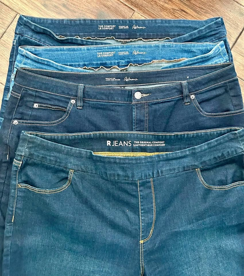Reitmans Women’s Jeans Bundle – Size 36 (4 Pairs)