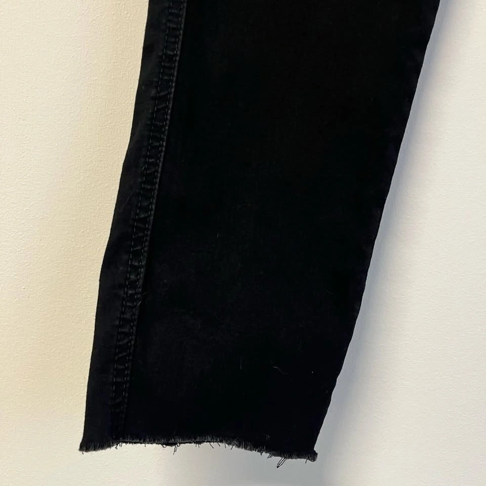 Desigual Black Sun Embroidered High Rise Ankle Crop Raw Hem Jean - photo 5