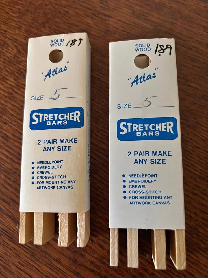 Vintage Atlas Solid Wood Artwork Canvas Stretcher Bars Size 5