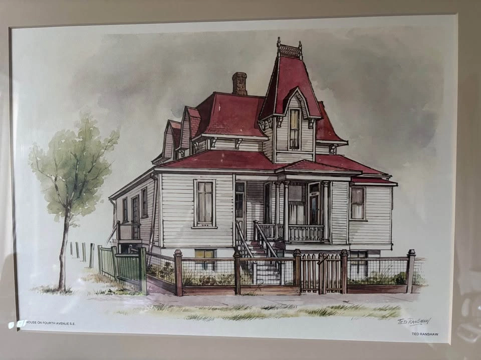 Ted Ranshaw Calgary Art Print House on Fourth Avenue SE - photo 2