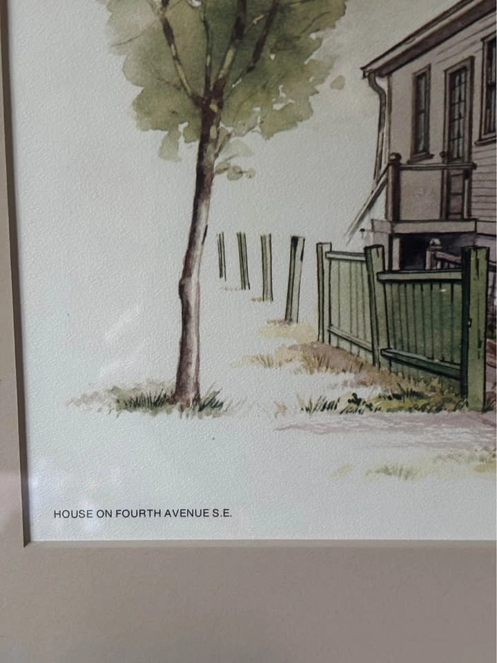 Ted Ranshaw Calgary Art Print House on Fourth Avenue SE - photo 3