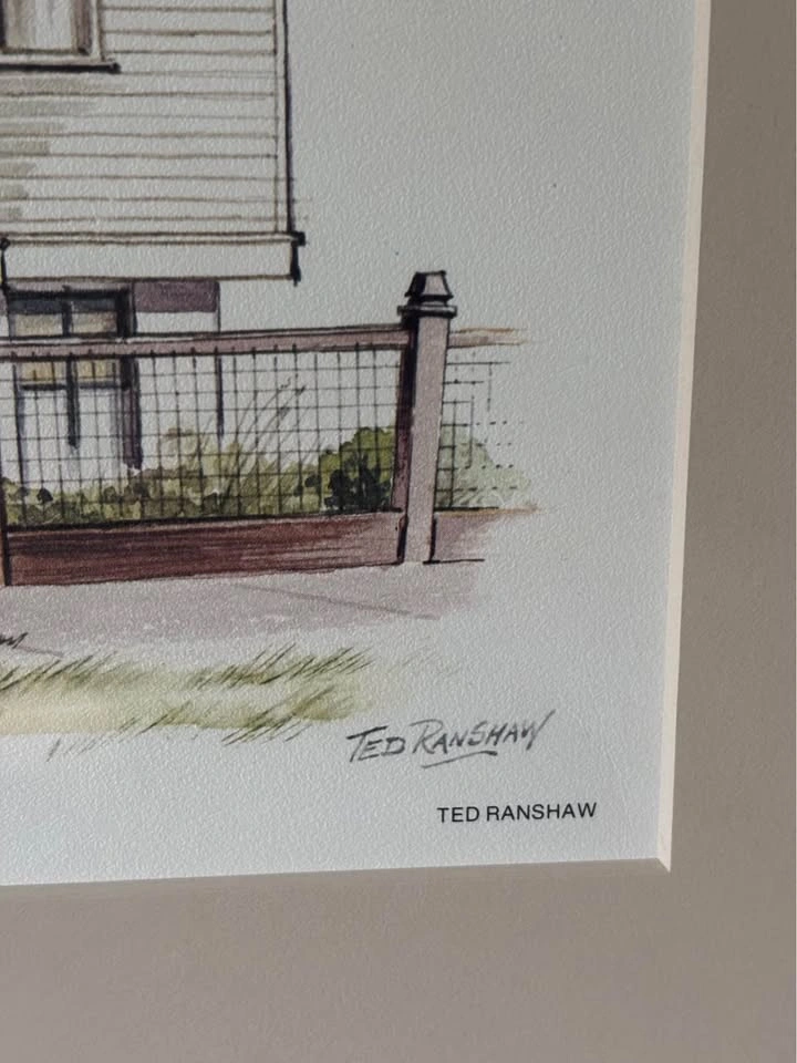 Ted Ranshaw Calgary Art Print House on Fourth Avenue SE - photo 4