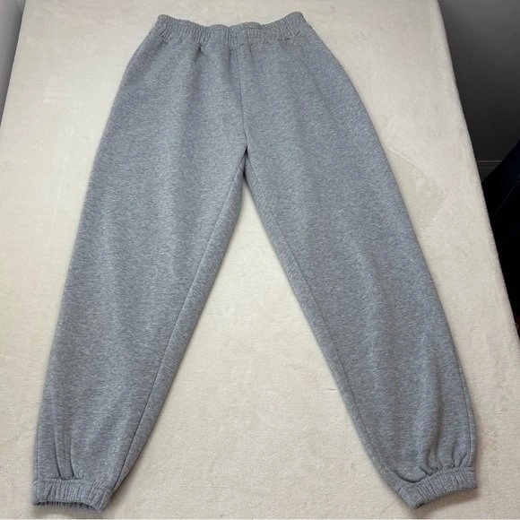 Good Night Light Grey Fleece Jogger Sweatpants Womens Size XL - photo 2