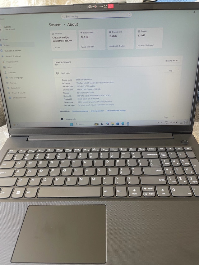 Lenovo V15 G4 - Intel Core i7 13th Gen | 24GB RAM | 1TB SSD - photo 5
