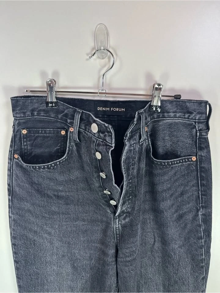 The Joni High Rise Loose Straight Leg Blue Jeans Size 26 x 32L - photo 4