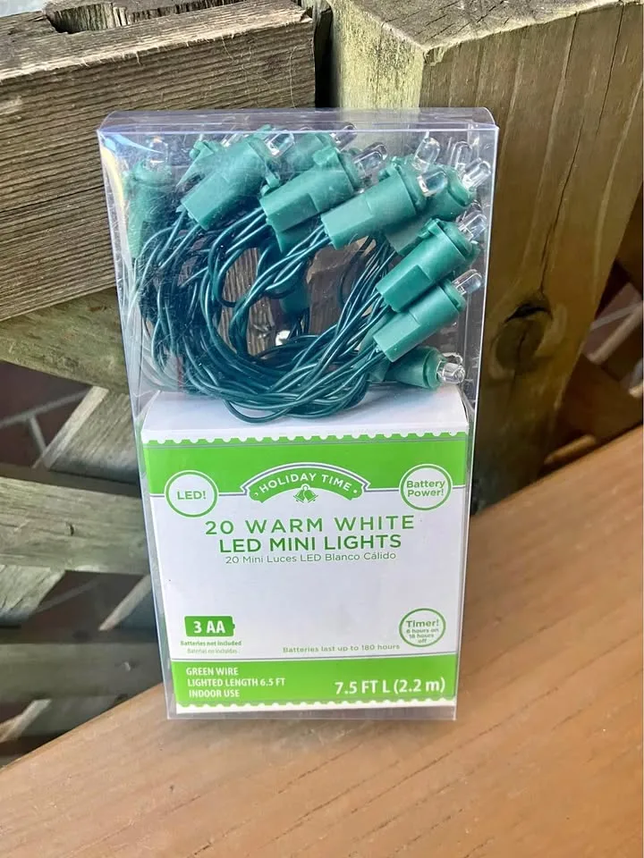 Battery Powered 20 LED Mini Lights - Brand New thumbnail