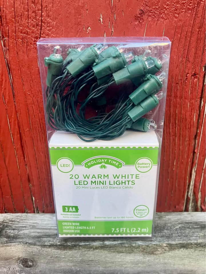 Battery Powered 20 LED Mini Lights - Brand New - photo 2