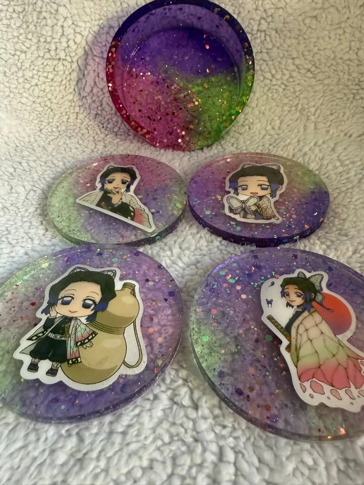Coasters Handmade Resin - photo 4