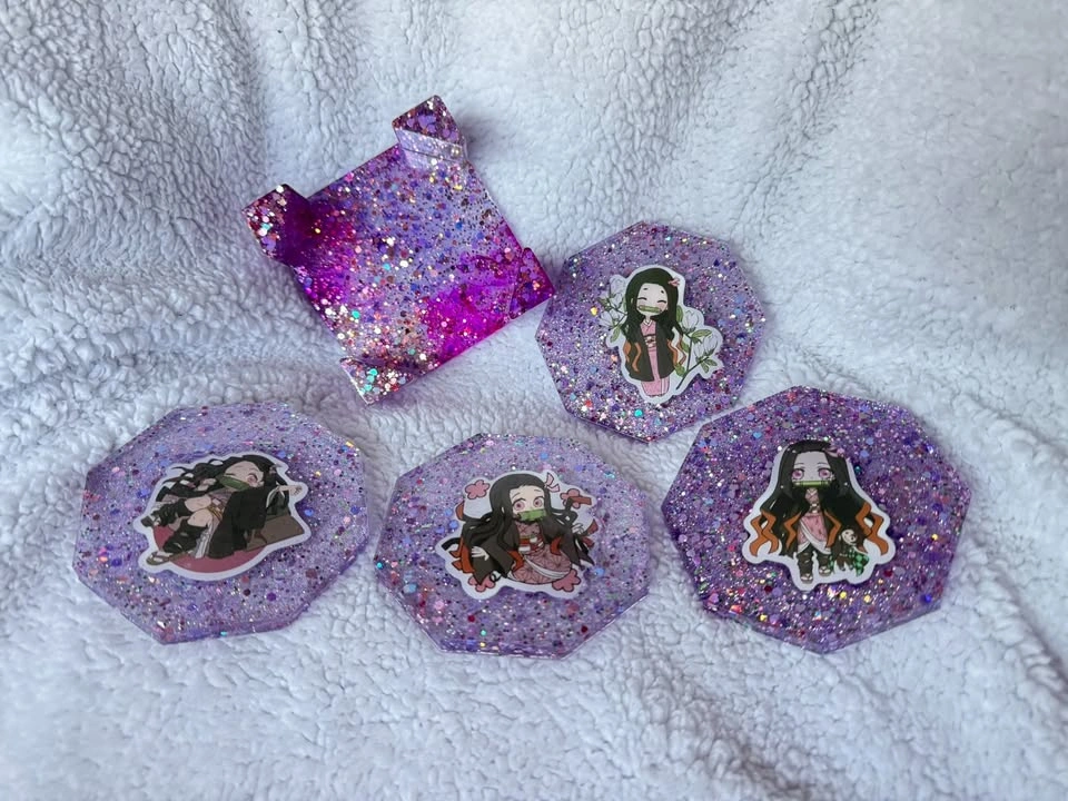 Coasters Handmade Resin - photo 5