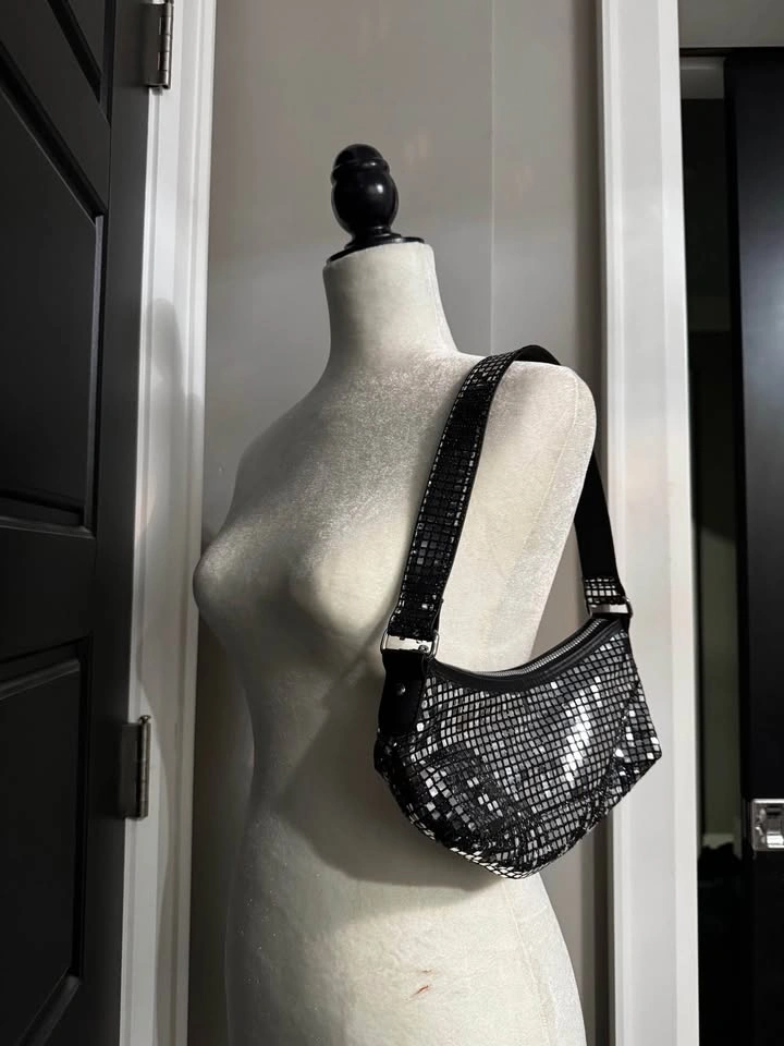 Sequin shoulder bag - photo 2