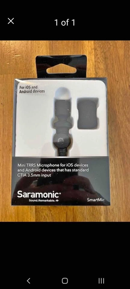 Mini Smartic Directional Microphone for Smartphone Vlogging
