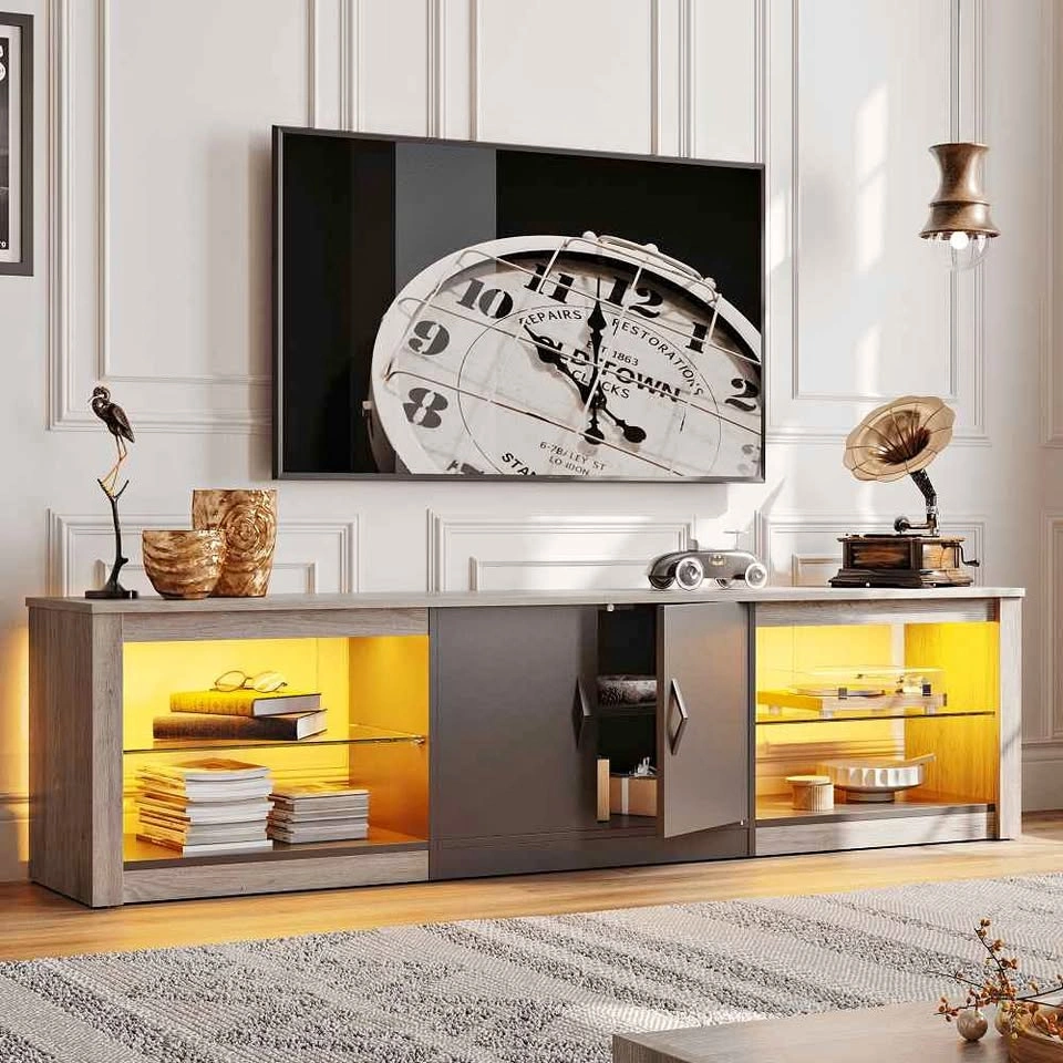 NEW 70" Bestier LED TV Stand/Unit Grey color