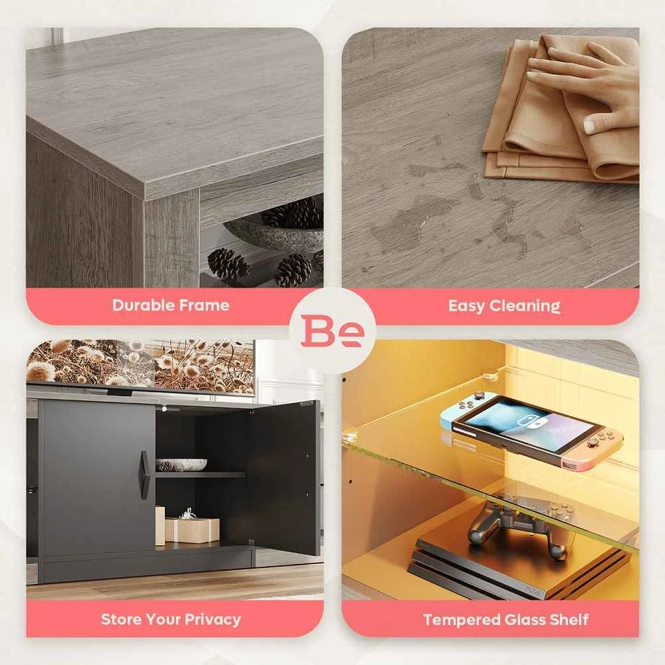 NEW 70" Bestier LED TV Stand/Unit Grey color - photo 3