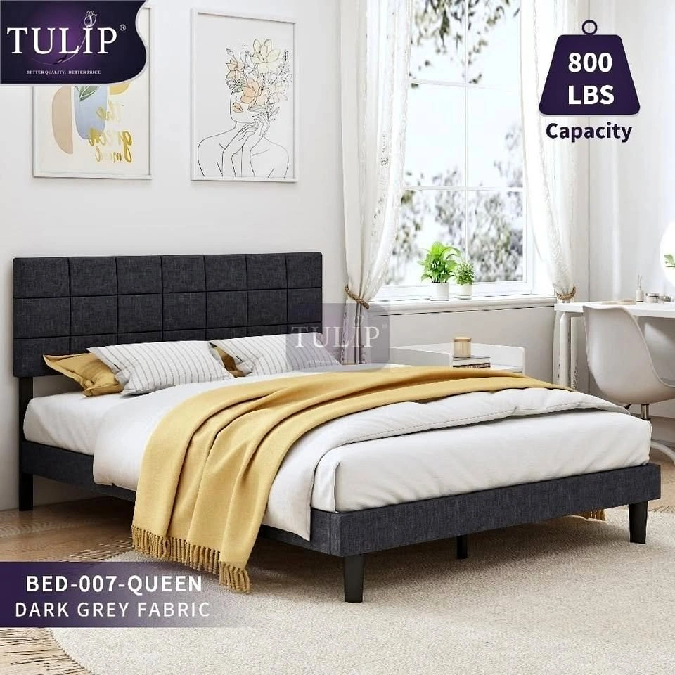 NEW Queen Bed Frame w/ Headboard