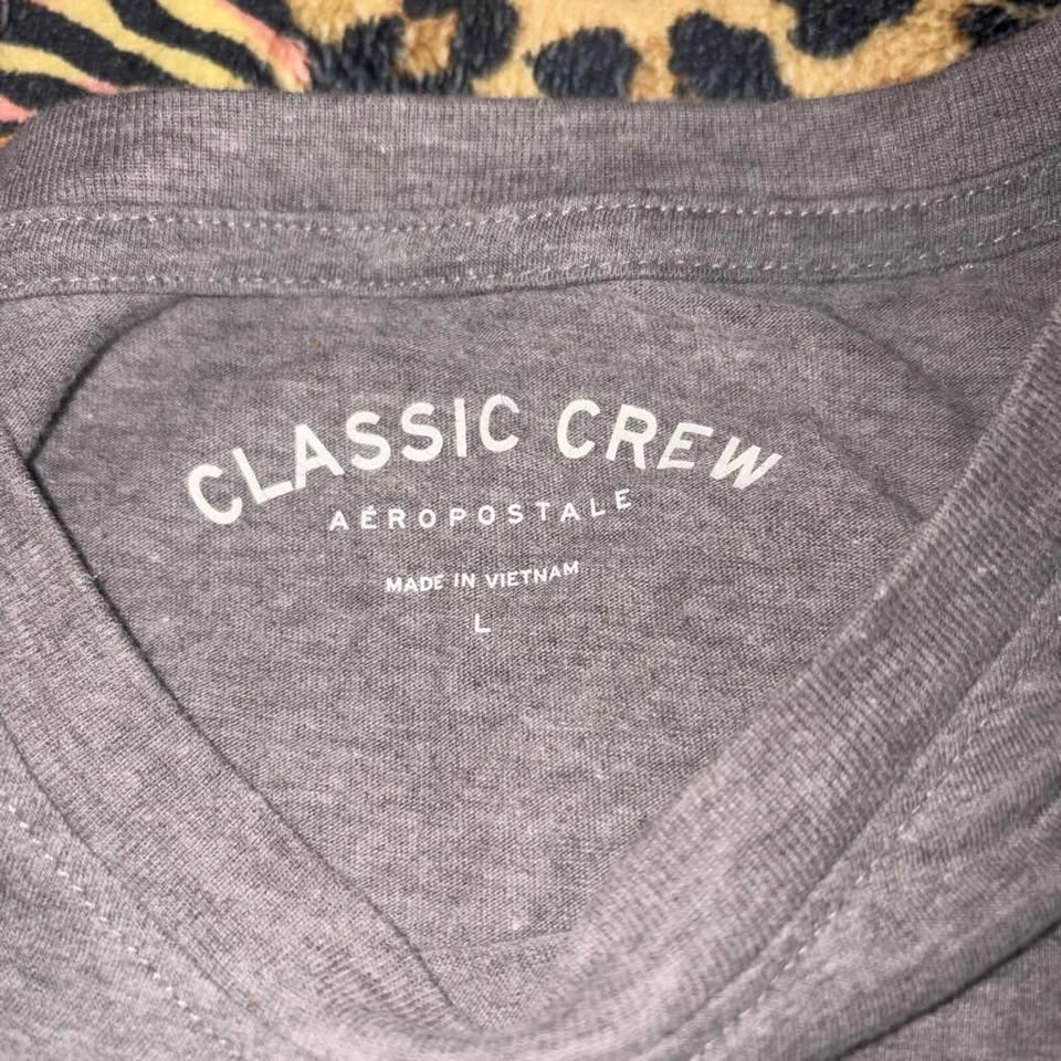 Aeropostale grey floral graphic tee size large - photo 2