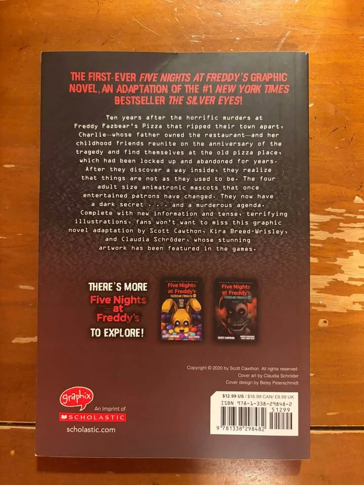 Five Nights at Freddy’s: The Silver Eyes Graphic Novel Book - photo 2