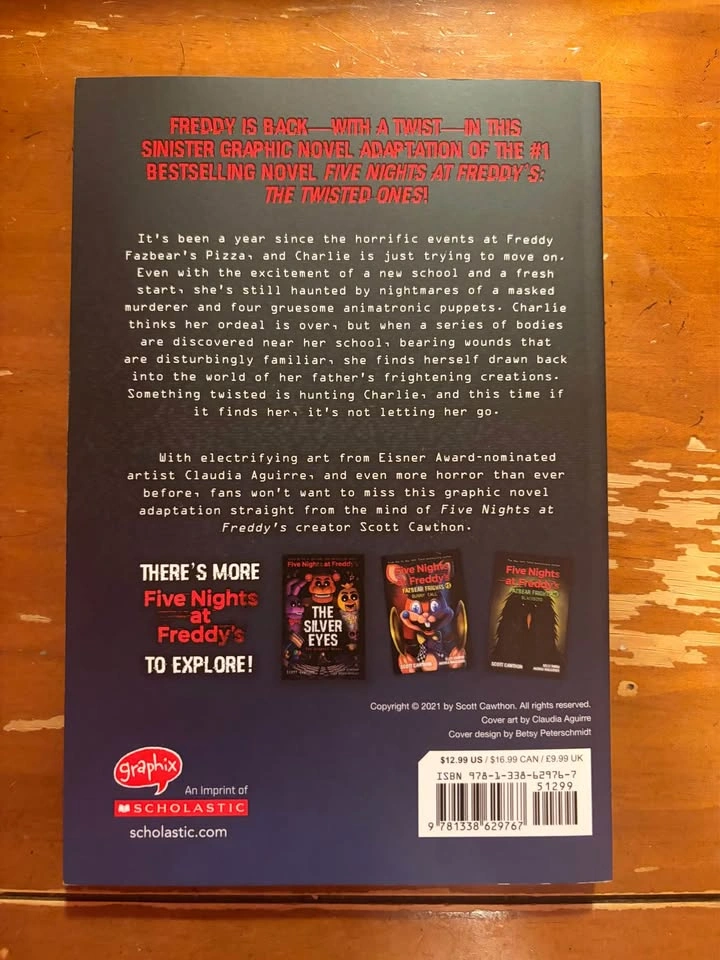 Five Nights at Freddy’s: The Twisted Ones Graphic Novel Book - photo 2