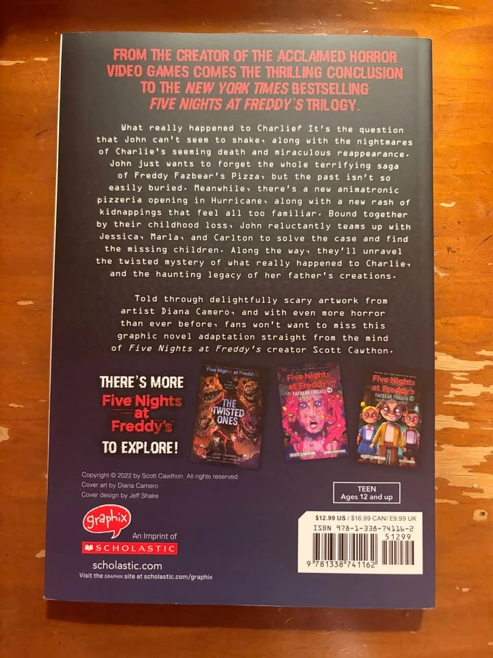 Five Nights at Freddy’s: The Fourth Closet Graphic Novel Book - photo 2