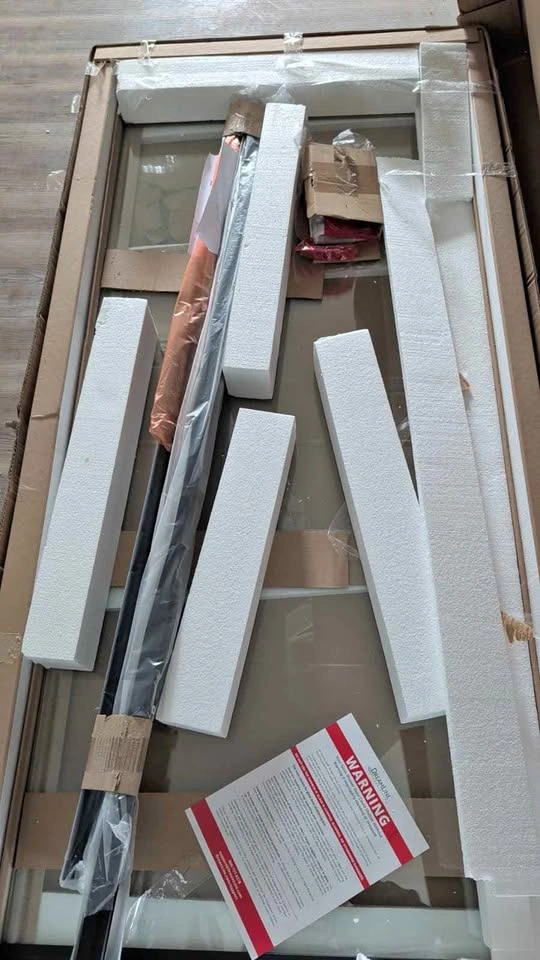 Shower glass door