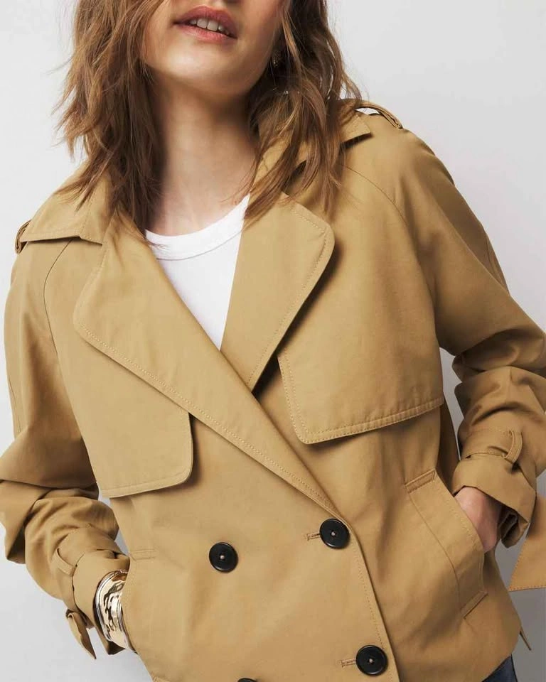 BRAND NEW Tan Short Trench Coat - photo 3