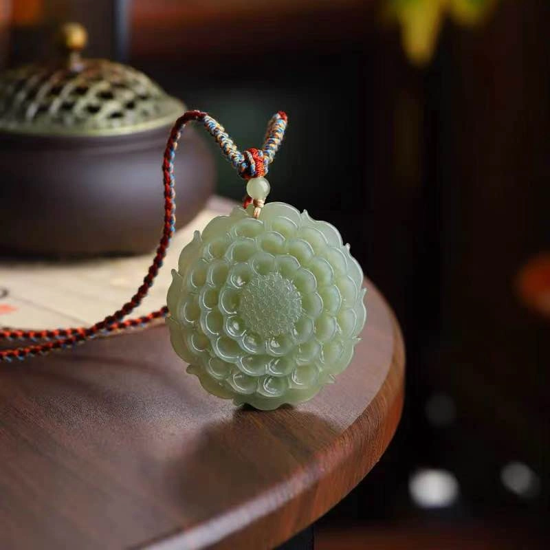 Blossoming Wealth Jade Pendant - photo 2