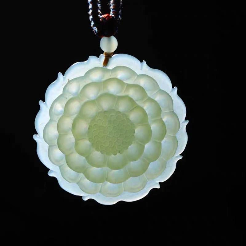 Blossoming Wealth Jade Pendant - photo 3