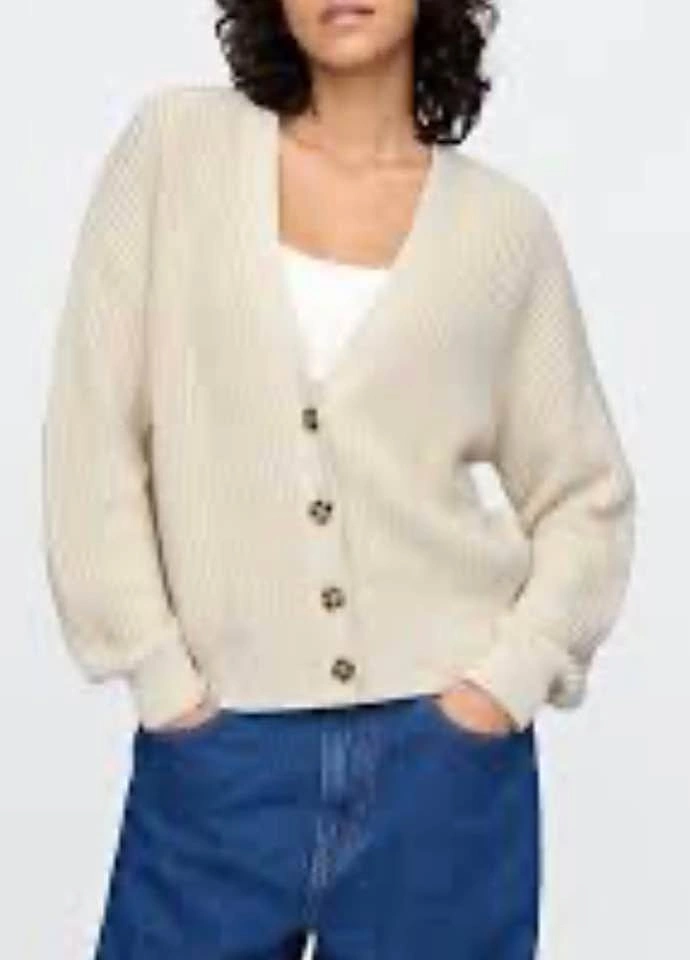 Gap cotton cardigan, cream, XS excellent condition