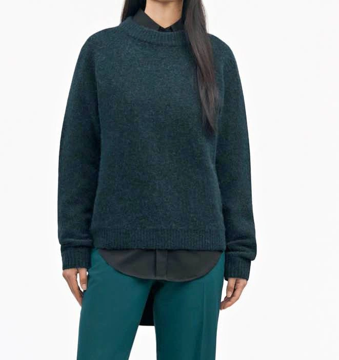 Tiger of Sweden Gwynn sweater, L, marled blue, excellent conditi