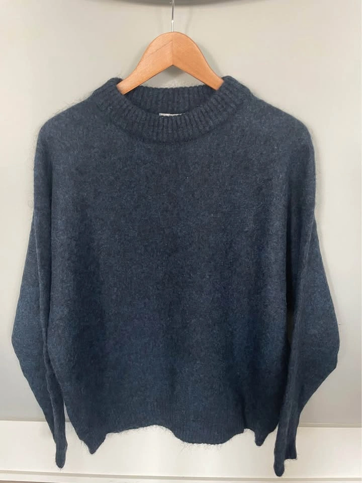 Tiger of Sweden Gwynn sweater, L, marled blue, excellent conditi - photo 4