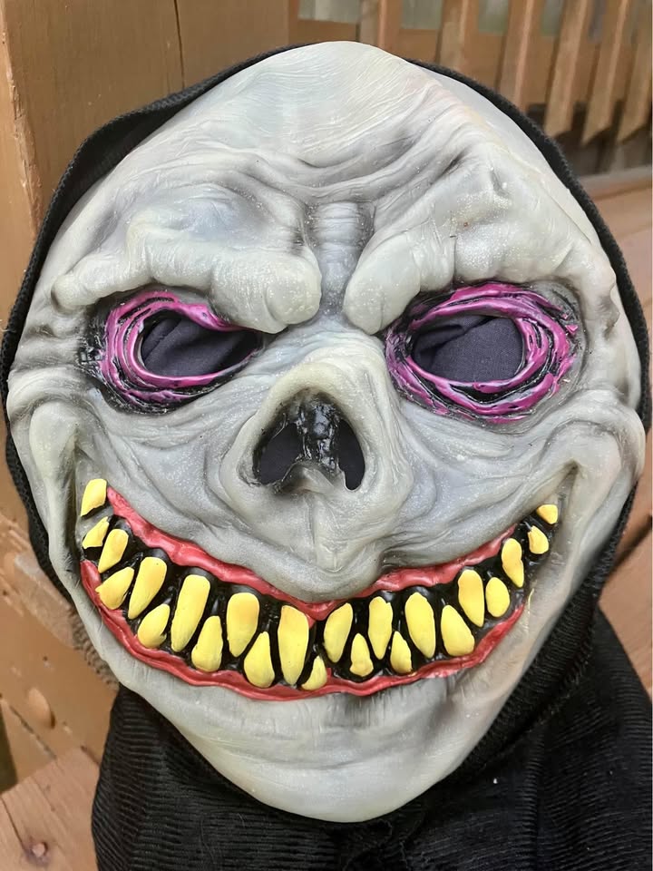 Black Hooded Ghoul Mask - One Size Fits Most - photo 5